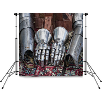 Ancient Medieval Armor Pole Pocket Backdrop