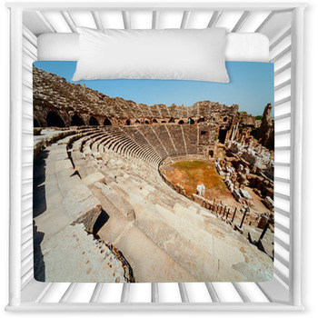 Ancient Side Amphitheatre Baby Crib Comforter