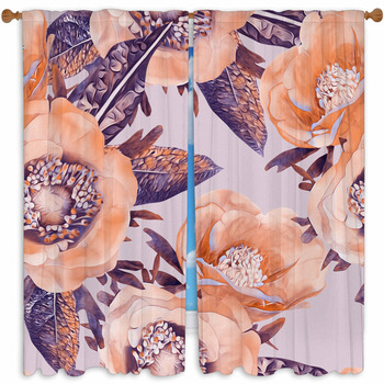 Anemone Window Curtains