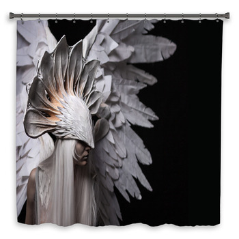 Angel, Costume, Concept, Custom Size Shower Curtain