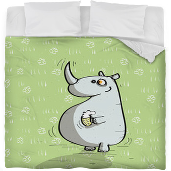 Animals Having Fun Fleece Bed Blanket