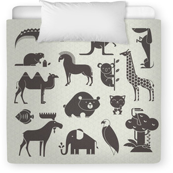 Animals Set Toddler Duvet