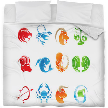 Animals Zodiac Fleece Bed Blanket