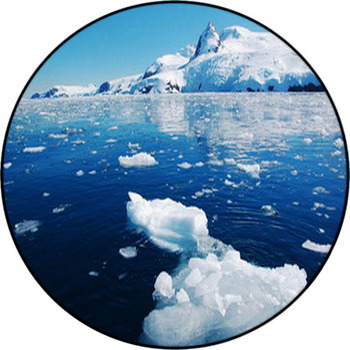 Antarctic Round Rug