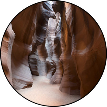 Antelope Canyon, Arizona Round Rug