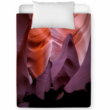Antelope Slot Canyon Arizona Sandstone Toddler Comforter