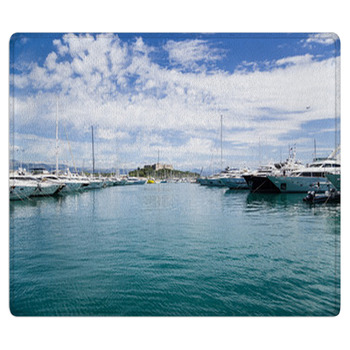 Antibes, France. Yachts In Port Vauban - 2 Area Rug