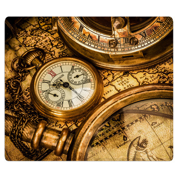 Antique Pocket Watch. Area Rug