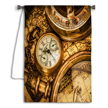 Antique Pocket Watch. Towel