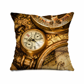 Antique Pocket Watch. Washable Floor Pillow