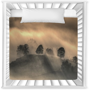 Arboles Entre Brumas Baby Crib Comforter