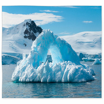 Arch Shaped Iceberg Antarctica Custom Size Floor Mat