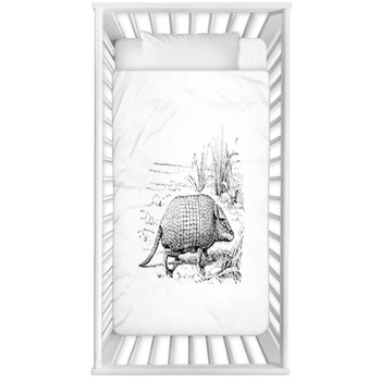 Armadillo Dasypus Vintage Engraved Baby Crib Comforter