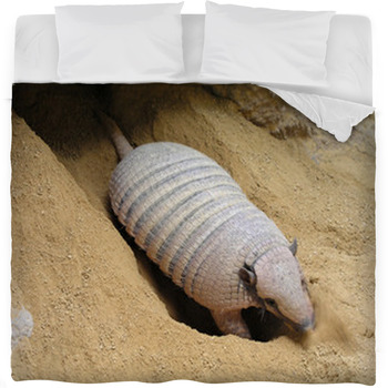 Armadillo Fleece Bed Blanket