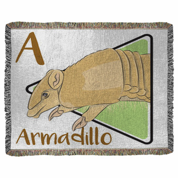 Armadillo Woven Throw Blanket