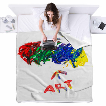 Art........ Fleece Bed Blanket