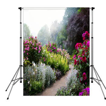 Art Flowers In The Morning In An Pole Pocket Backdrop