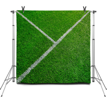 Artificial Football Field Detail Fleece Backdrop