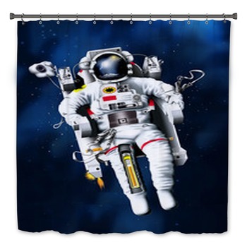 Astronaut Bath Decor