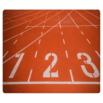 Athletics Track Area Rug