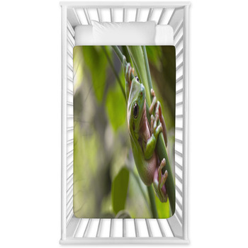 Australian Green Tree Frog Baby Crib Comforter