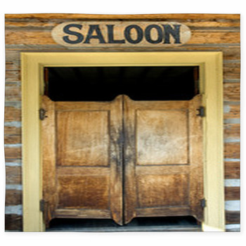 Authentic Saloon Doors In Montana Custom Size Floor Mat