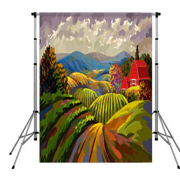 Autumn Landscape Pole Pocket Backdrop