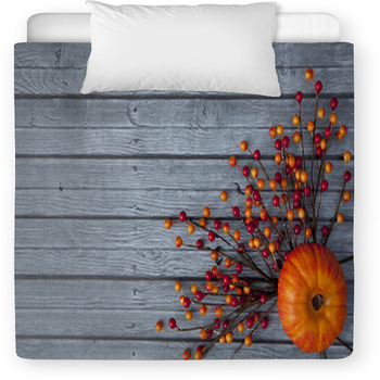 Autumn Pumpkin Thanksgiving Background Toddler Duvet