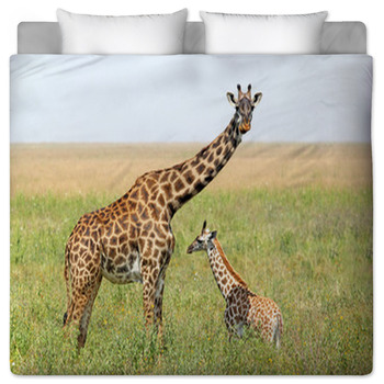 baby giraffe comforter