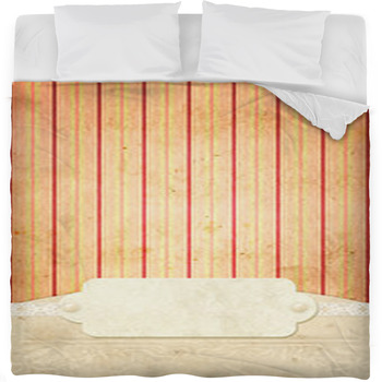 Background In Shebby Chic Style Fleece Bed Blanket