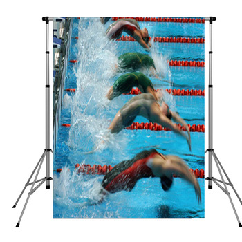 Backstroke Start Pole Pocket Backdrop