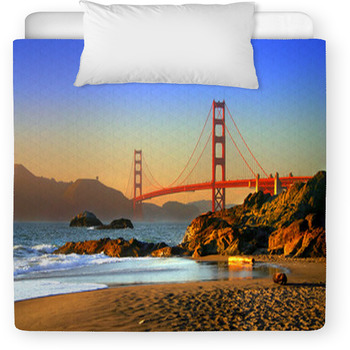 Baker Beach, San Francisco Toddler Duvet