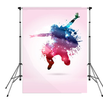 Ballerino, Ballerina Con Macchie Pole Pocket Backdrop