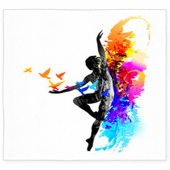 Ballet Dancer Aerobics Gymnastics Custom Size Floor Mat