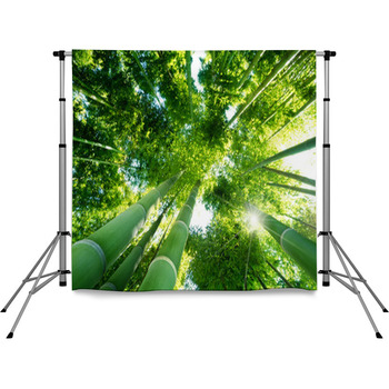 Bamboo Forest Pole Pocket Backdrop