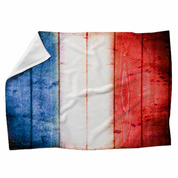 Bandiera Francese Vintage Fleece Blanket