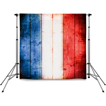 Bandiera Francese Vintage Pole Pocket Backdrop