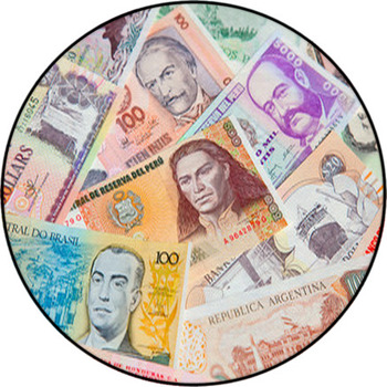 Banknotes Round Rug