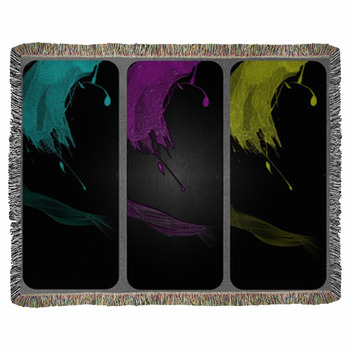 Banner Woven Throw Blanket