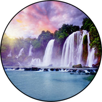Banyue Waterfall Round Rug