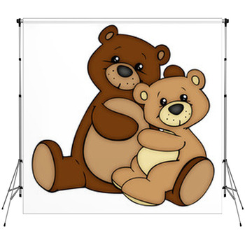 Bären, Teddys, Bär, Teddy, Custom Size Backdrop