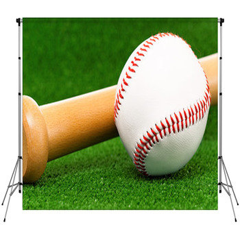 Baseball Ball Custom Size Backdrop