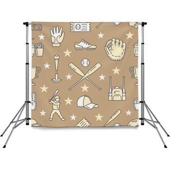Baseball Softball Sport Game Pole Pocket Backdrop