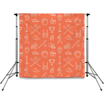 Baseball Softball Sport Game Pole Pocket Backdrop