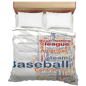 Stay cozy with queen comforter sets, king comforter sets & more! baseball sports background concept duvet cover
