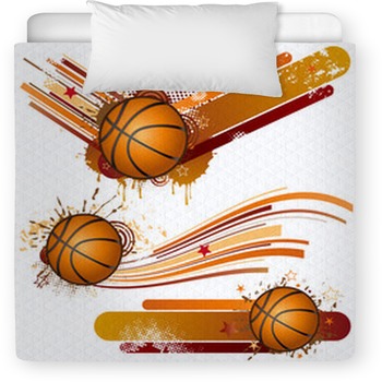 basketball nursery bedding