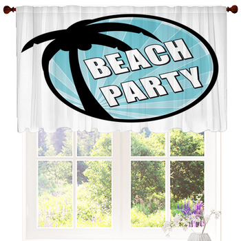 Beach Party Custom Size Valance