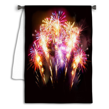 Beautiful Fireworks Display Towel