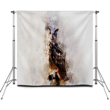 Beautiful Painting Art Watercolor Custom Size Backdrop