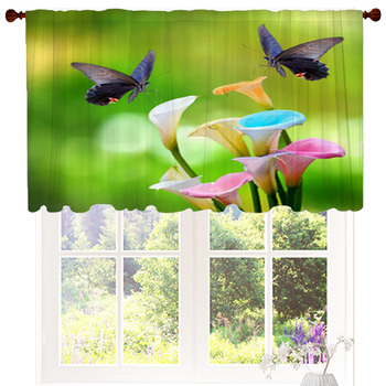 Beautiful Pink Waterlily Or Lotus Custom Size Valance